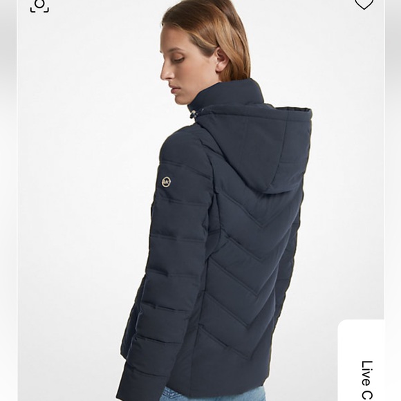 Michael Kors Packable Quilted Puffer Jacket-Navy-Size XS-NWT RP$350đź’™ - Picture 2 of 9